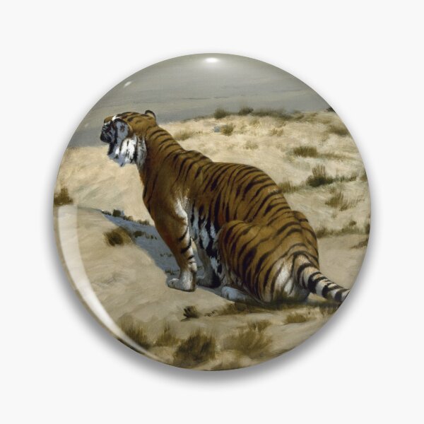 Item preview, Tiger on the Watch (1888) - Jean Léon Gérôme designed and sold by SALON DES ARTS.