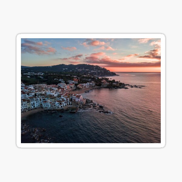Sunrise in Calella de Palafrugell Sticker