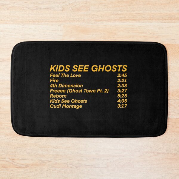 Item preview, Kids see ghosts tracklist  designed and sold by stickerlocker.