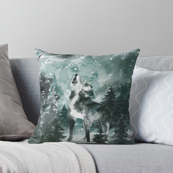 Item preview, Winter wolf moon designed and sold by ArtStyleAlice.