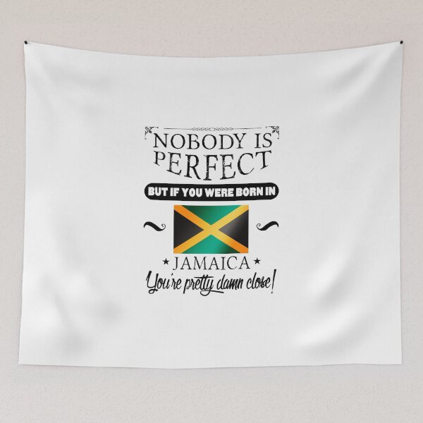 Item preview, Nadie es perfecto, pero si naciste en Jamaica, ¡estás muy cerca! designed and sold by obedtheartist.
