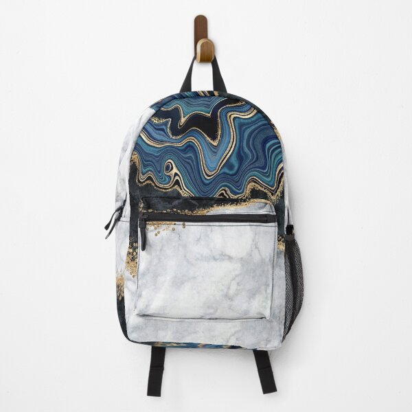 Item preview, blue white and gold marble pattern designed and sold by virilamissa.