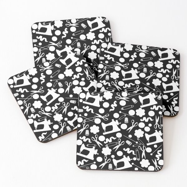 Item preview,  Sewing pattern design for crafty ladys, black and white designed and sold by PurrfectCorner.
