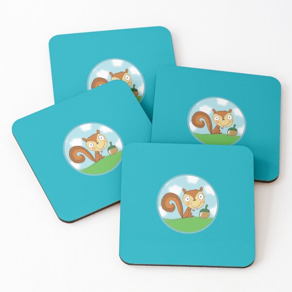 Item preview, Funny cute silly squirrel illustration designed and sold by Bertie-Bu.