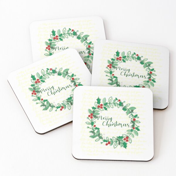 Item preview, Christmas Wreath Christmas Card designed and sold by DesignedByLizzi.