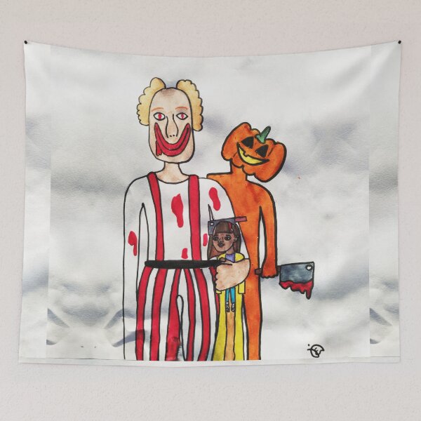 Item preview, Pop Art Scary Clown by  Elisavet designed and sold by azimaplace.