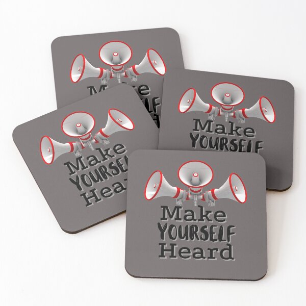 Item preview, Megaphone Make Yourself Heard designed and sold by Spicy Chilli.
