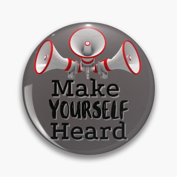 Item preview, Megaphone Make Yourself Heard designed and sold by Spicy Chilli.