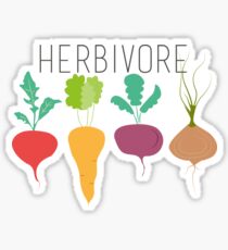 Pegatina Herbivore - vegano / vegetariano