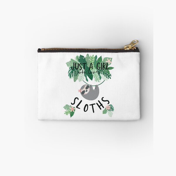 Item preview, just a girl who loves sloths fun cute sloth design designed and sold by Stacycooke.