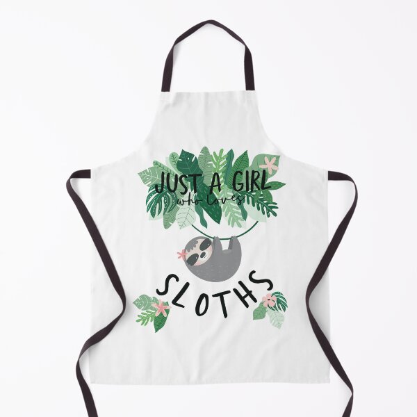 Item preview, just a girl who loves sloths fun cute sloth design designed and sold by Stacycooke.