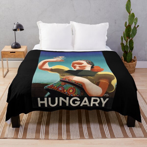 Aperçu de l'œuvre retro Hungary créée et vendue par CorasPosters.