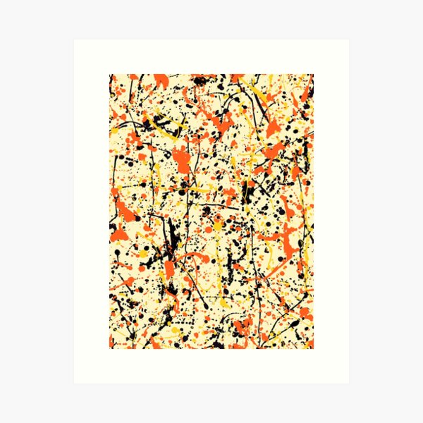 Item preview, Pollock Abstract Painting designed and sold by Motiveers.