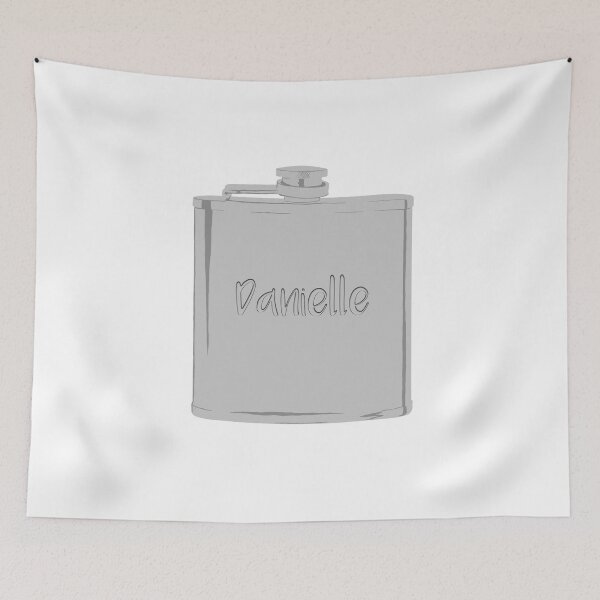 Item preview, personalised flask designed and sold by textilestalk.