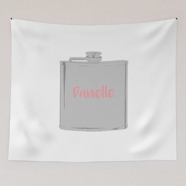Item preview, Danielle personalised flask designed and sold by textilestalk.