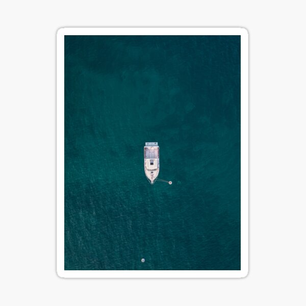 Lonely ship Sticker