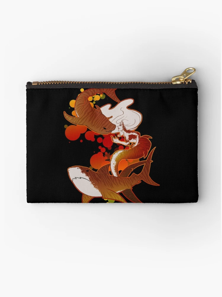 Thumbnail 1 of 4, Zipper Pouch, Tigers designed and sold by RileyRiot.