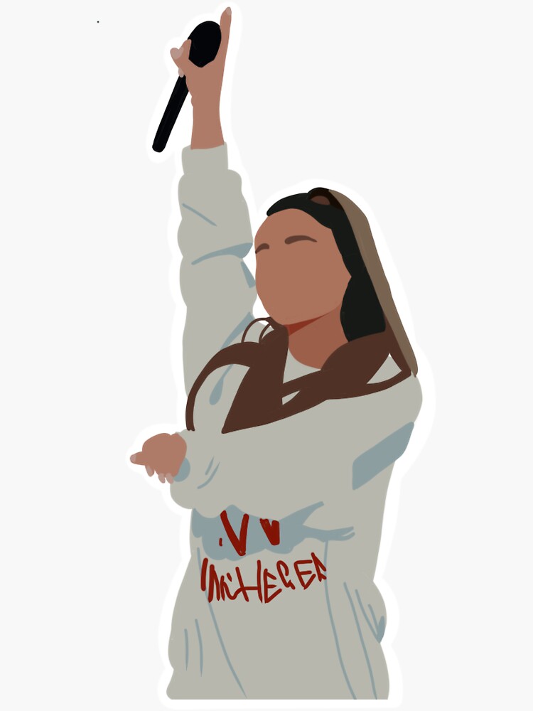 ariana grande sticker von simplyunknown redbubble