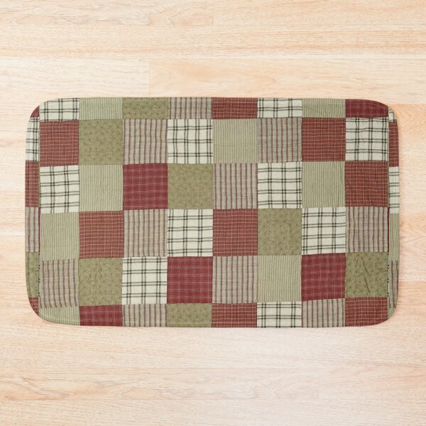 Item preview, Classic retro quilted patchwork quilting pattern mosaic motig designed and sold by baligaia.