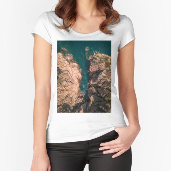 Kayaking on the Costa Brava Fitted Scoop T-Shirt