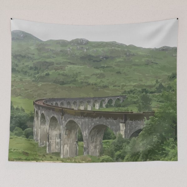 Item preview, Glenfinnan, Scotland Travel Artwork designed and sold by Alo.
