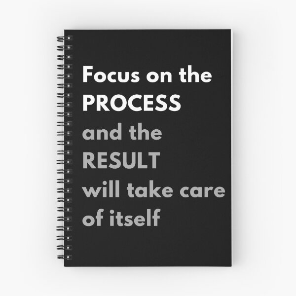 Item preview, Focus on the process and the result will take care of itself. Text only design.  designed and sold by JellyBeenzz.