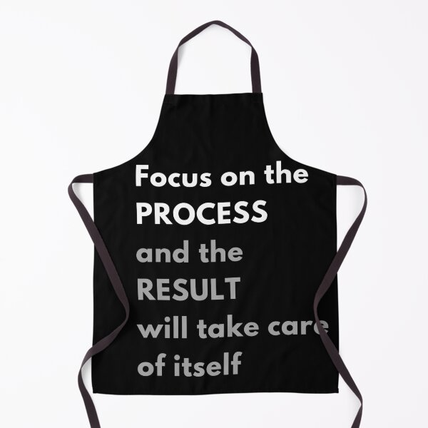 Item preview, Focus on the process and the result will take care of itself. Text only design.  designed and sold by JellyBeenzz.