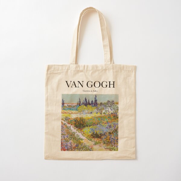 Van Gogh - Jardín en Arles Bolsa de algodón