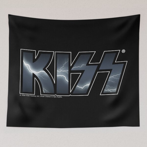Item preview, KISS Band Fire Lightning Logo  designed and sold by designminimal.
