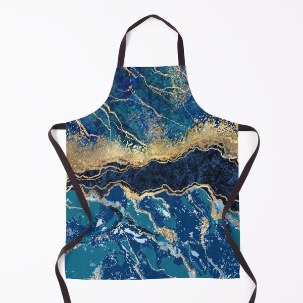 Item preview, blue white and gold marble pattern designed and sold by virilamissa.