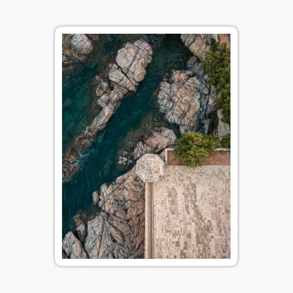 Costa Brava from the air Sticker