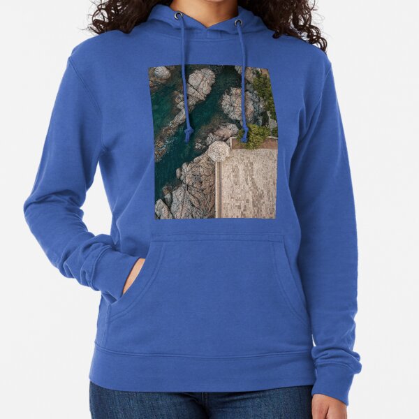 Costa Brava from the air Lightweight Hoodie