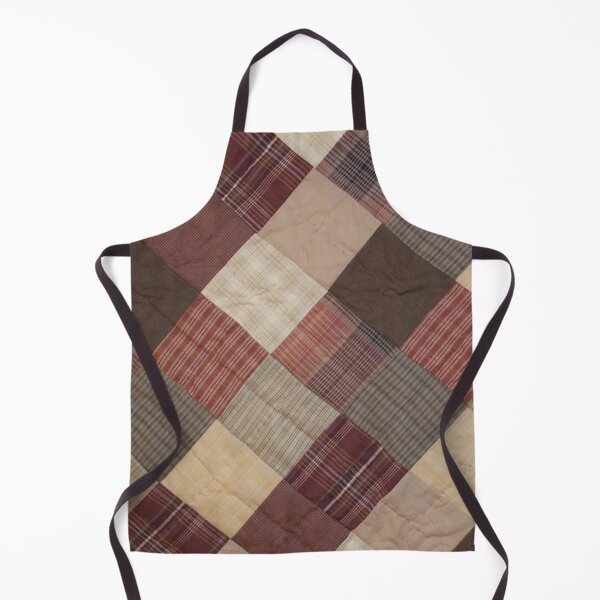 Item preview, Classic retro quilted patchwork quilting pattern mosaic motif designed and sold by baligaia.