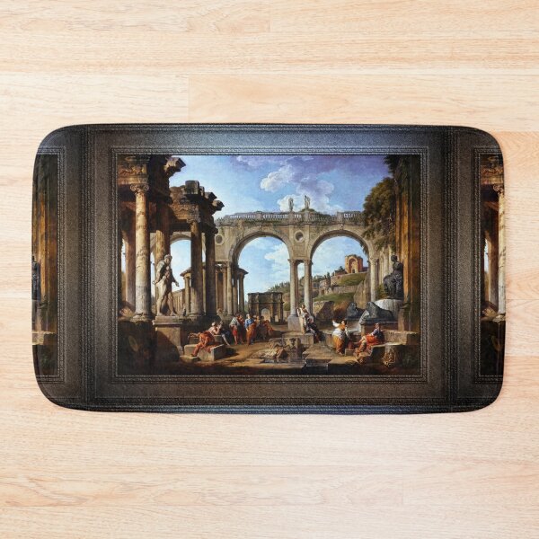 Item preview, A Capriccio Of Roman Ruins and the Arch of Constantine by Giovanni Paolo Pannini Fine Art Old Masters Reproduction designed and sold by Xzendor7 Digital Art Creations.