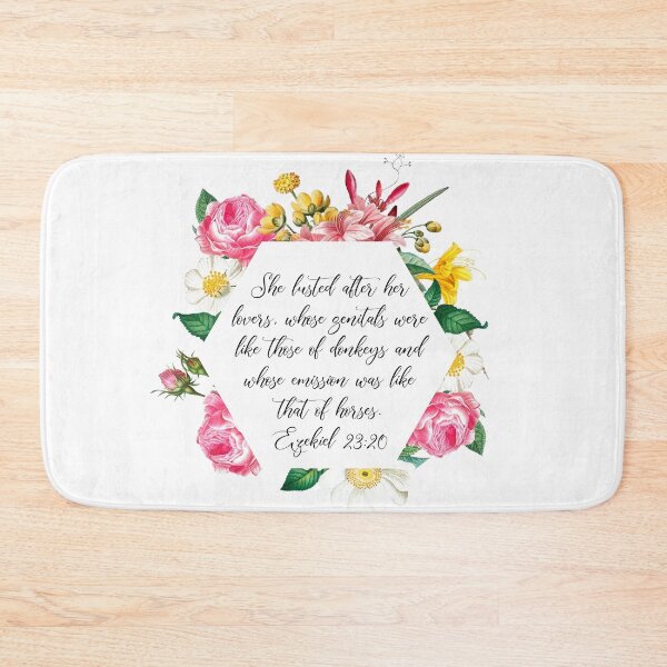Item preview, Ezekiel 23:20 Bible Verse designed and sold by JayNeilsonDraws.