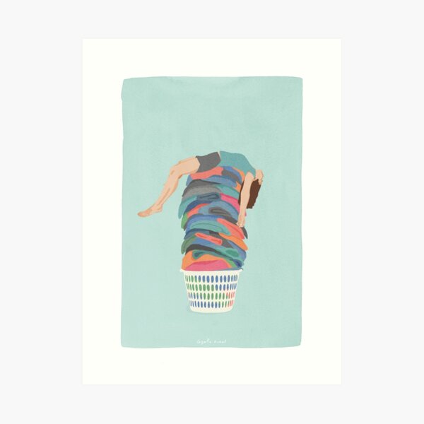 Laundry Day Art Print