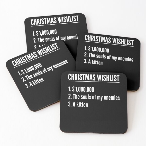 Item preview, Naughty Christmas Wishlist Funny Inappropriate Dark Gift designed and sold by VDKMerch.