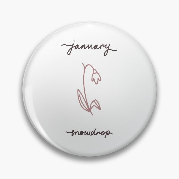 Item preview, January Birth Flower Snowdrop designed and sold by VibrantGifts.