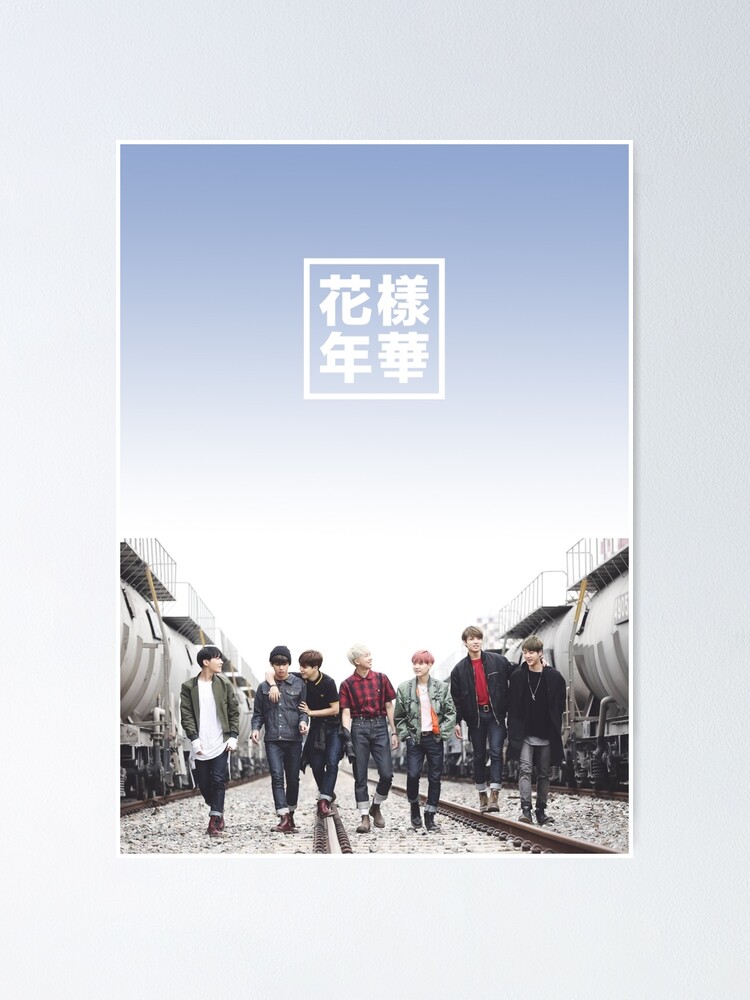 Bts I Need U Poster By Theseoutlines Redbubble