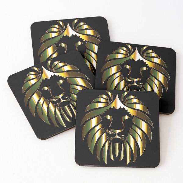 Item preview, Golden Lion On Black designed and sold by Designs By Creation.