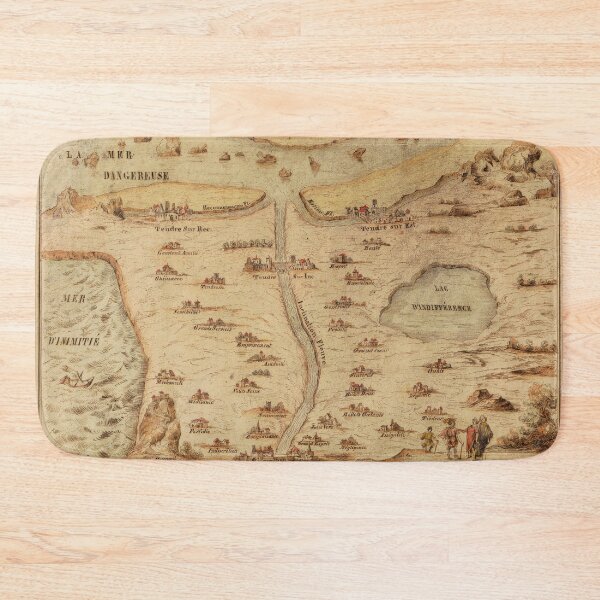 Item preview, La Carte du Tender - Mapa de Tendre designed and sold by Aura-E.