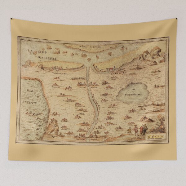 Item preview, La Carte du Tender - Mapa de Tendre  designed and sold by Aura-E.