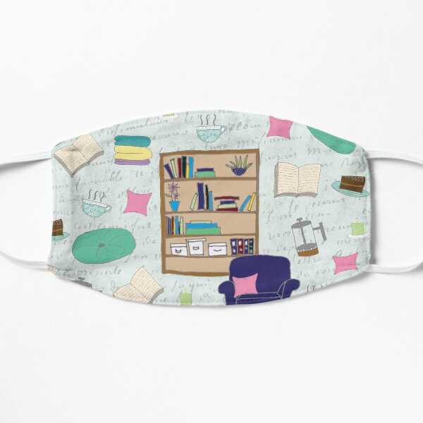Cozy Up With A Good Book Flat Mask