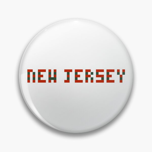Item preview, Pixel NHL New Jersey 2018 3rd Jersey Colors designed and sold by gkillerb.