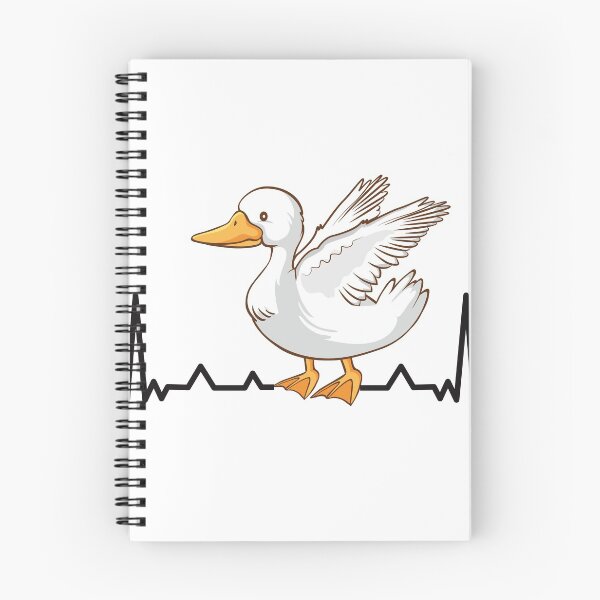 Item preview, cute pet duck heartline designed and sold by nessdo.