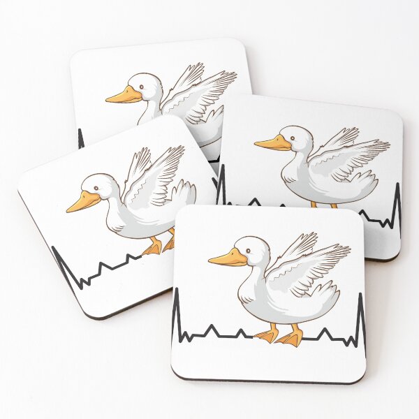 Item preview, cute pet duck heartline designed and sold by nessdo.