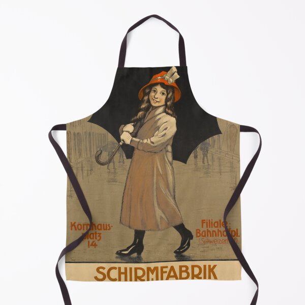 Item preview, retro schirmfabrik hluthi flukiger bern designed and sold by CorasPosters.