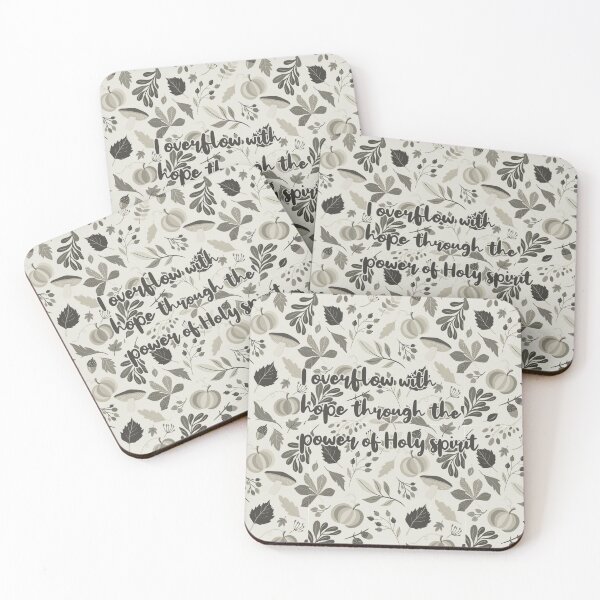 Item preview, I Overflow with Hope Thanksgiving Art Quote designed and sold by iASunshine.