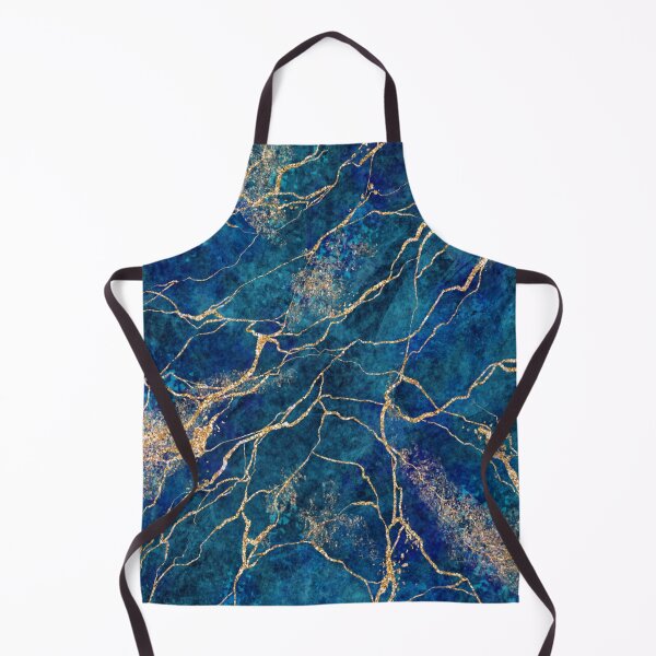 Item preview, blue white and gold marble pattern designed and sold by virilamissa.