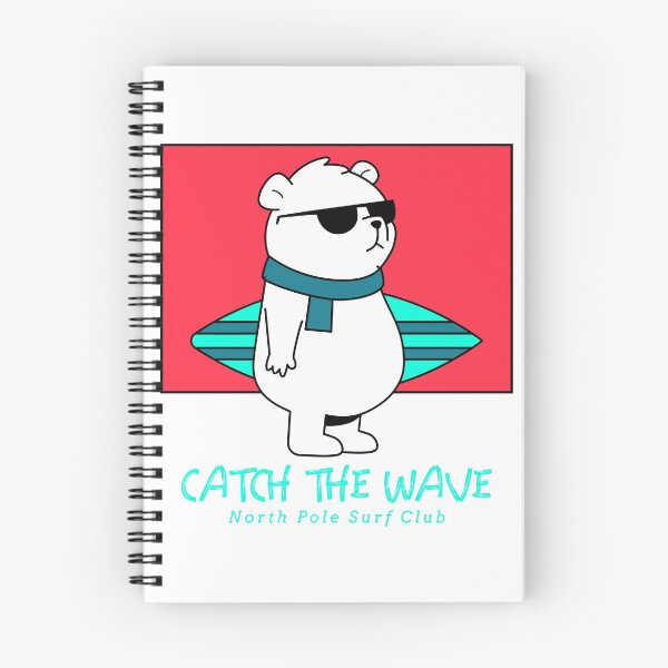 Item preview, North Pole Surf Club Polar Bear Christmas designed and sold by davestees506.